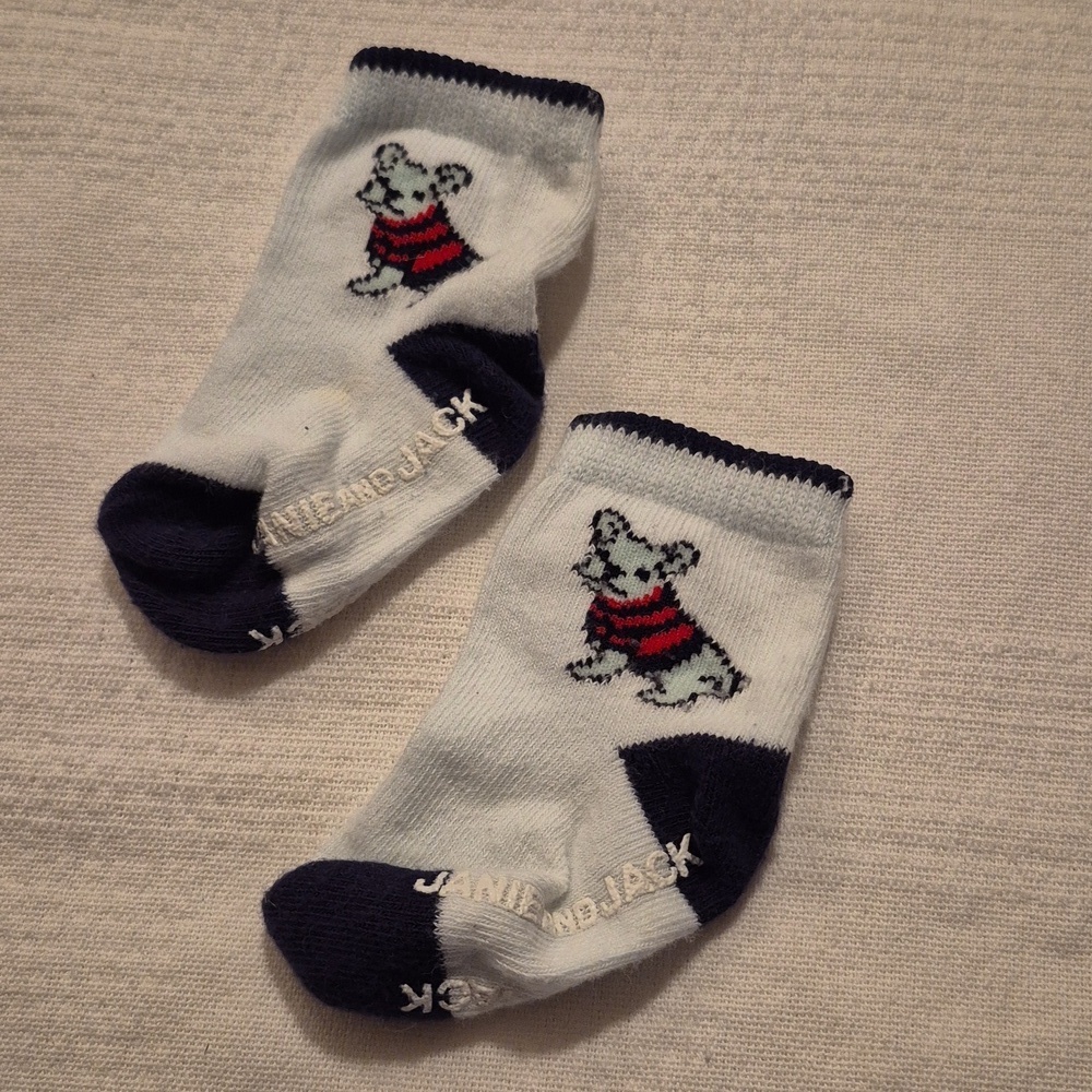 Janie and Jack boys socks VGUC - Picture 2 of 2